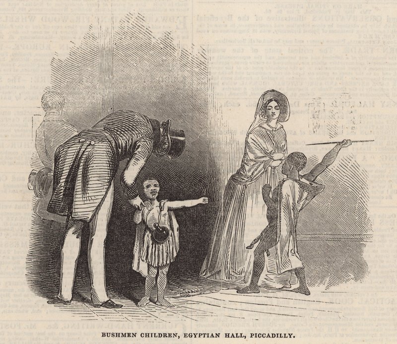 Niños bosquimanos, Salón Egipcio de English School