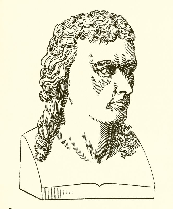 Busto de Schiller por Dannecker de English School