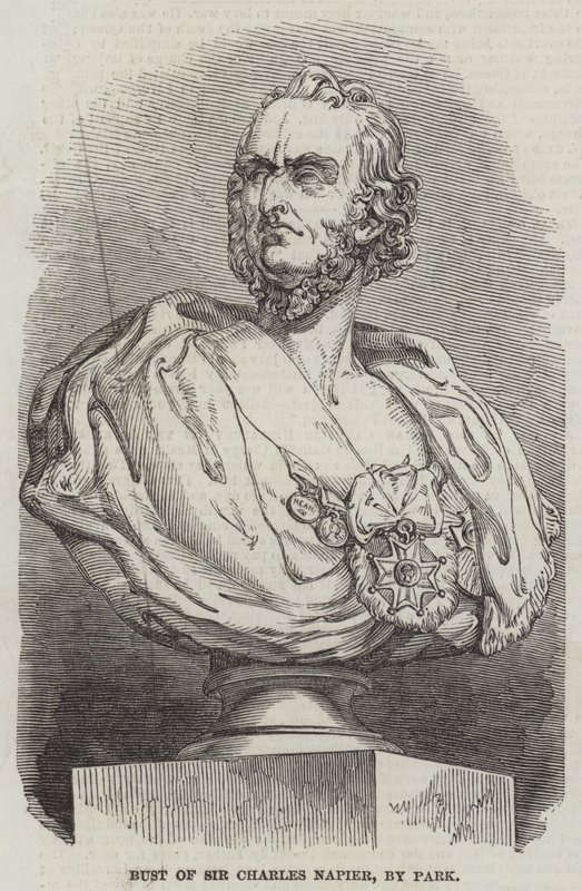 Busto de Sir Charles Napier, por Park de English School