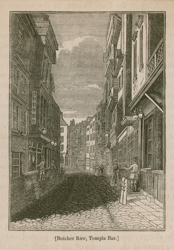 Butcher Row en Temple Bar en el Strand de English School