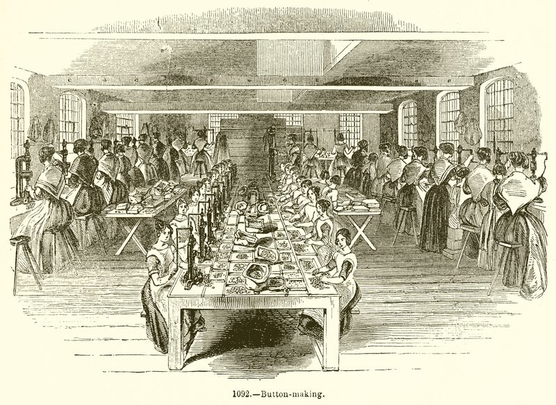 Fabricación de botones de English School
