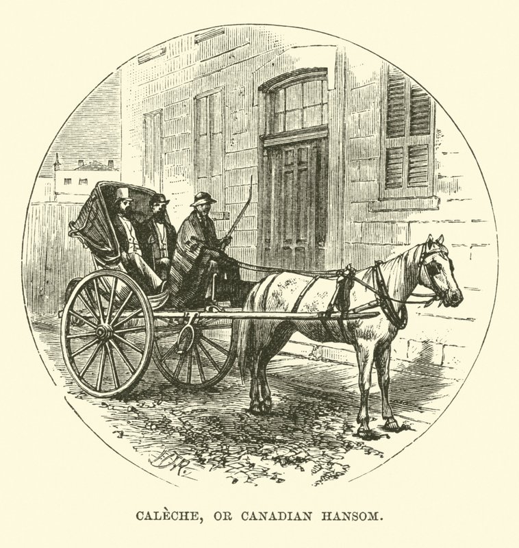 Caleche, o Hansom Canadiense de English School