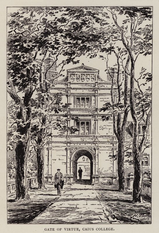 Cambridge: Puerta de la Virtud, Caius College de English School
