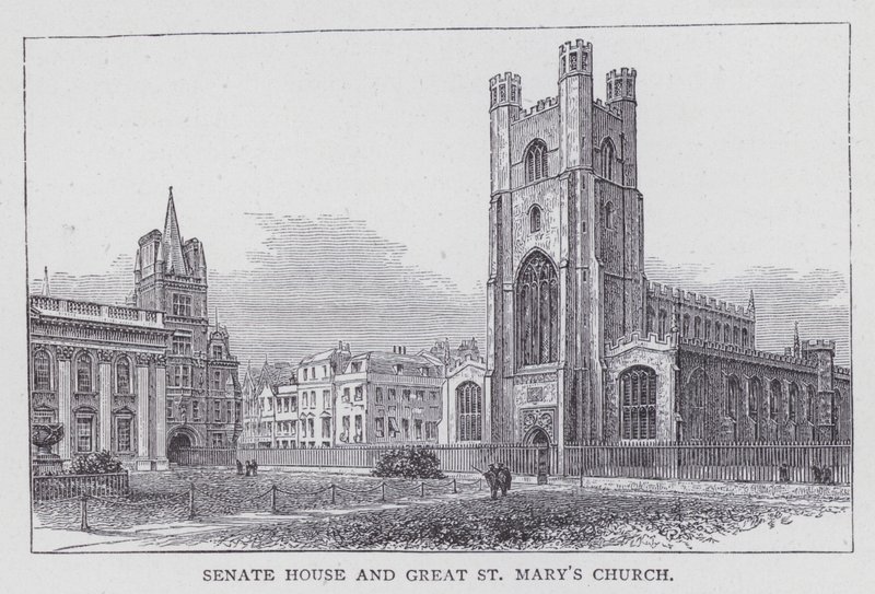 Cambridge, Senate House y la Iglesia de Santa María la Mayor de English School