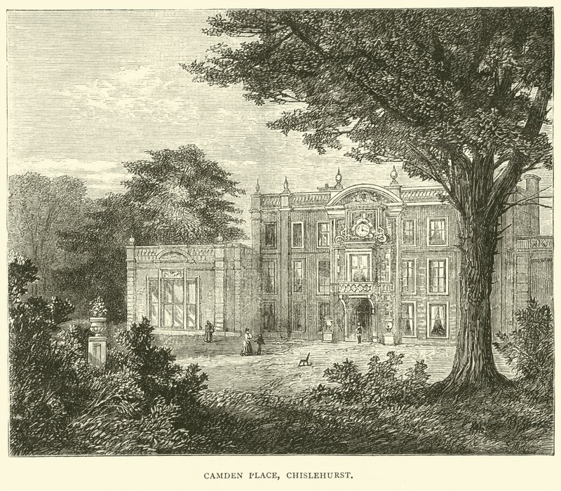 Camden Place, Chislehurst, septiembre 1870 de English School