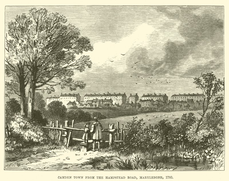 Camden Town desde Hampstead Road, Marylebone de English School