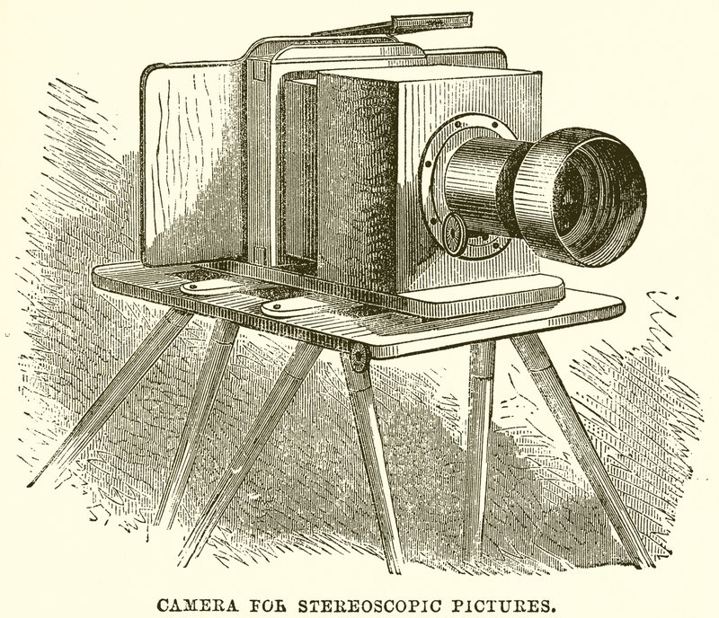 Cámara para fotos estereoscópicas de English School
