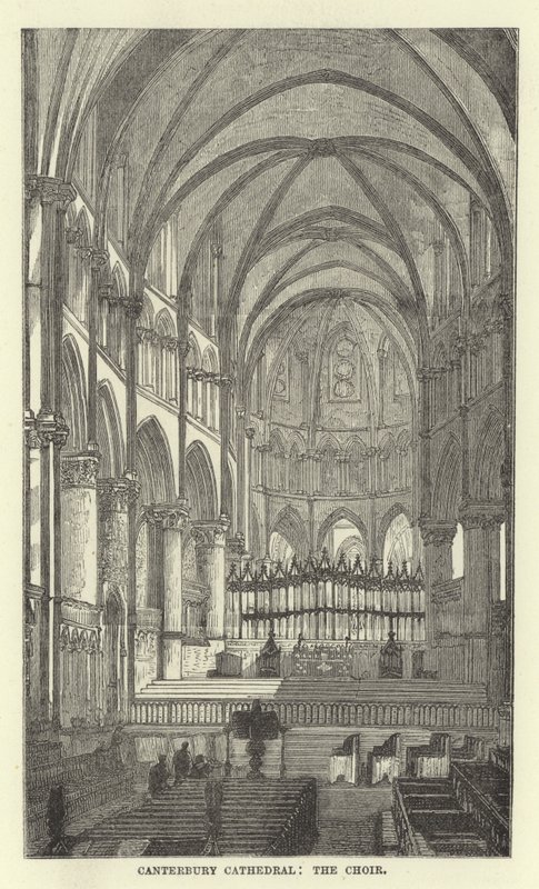 Catedral de Canterbury, el coro de English School