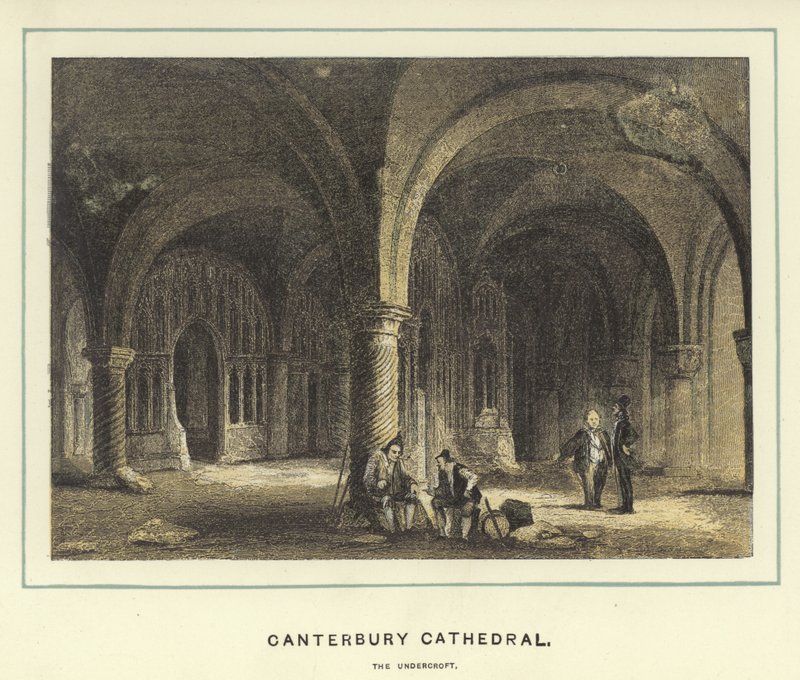 Catedral de Canterbury, la cripta de English School