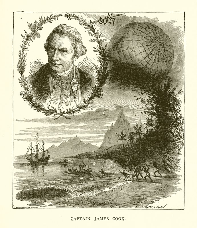 Capitán James Cook de English School
