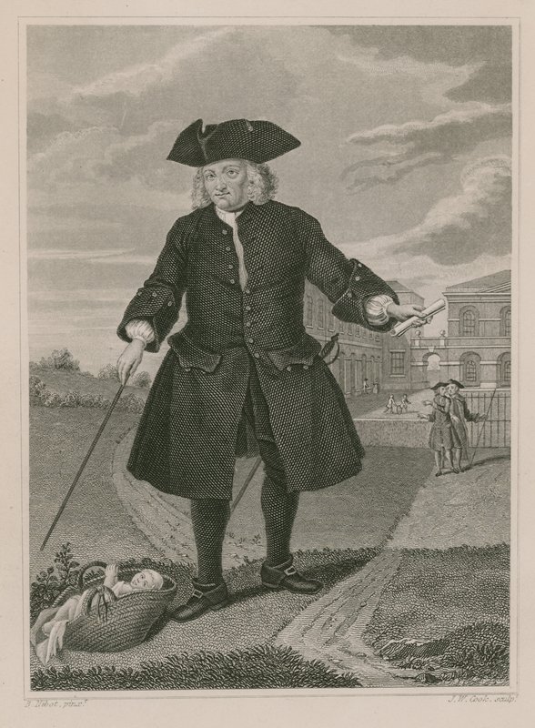 Capitán Thomas Coram, fundador del Hospital de Niños Abandonados de English School