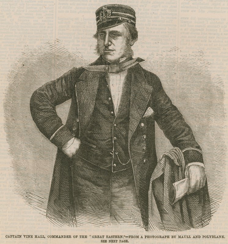 Capitán Vine Hall, comandante del Gran Eastern de English School