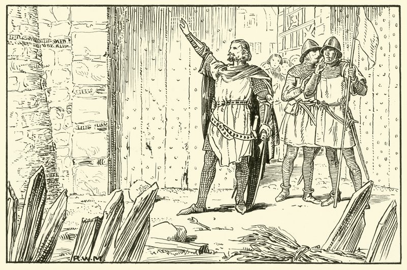 Capitán de Calais saluda a los ingleses de English School