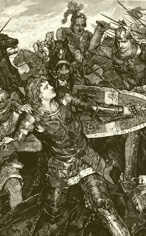 Captura de Federico el Hermoso en Mühlberg de English School