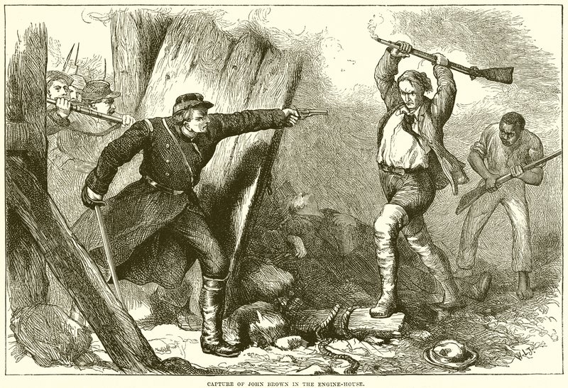 Captura de John Brown en la casa de máquinas de English School