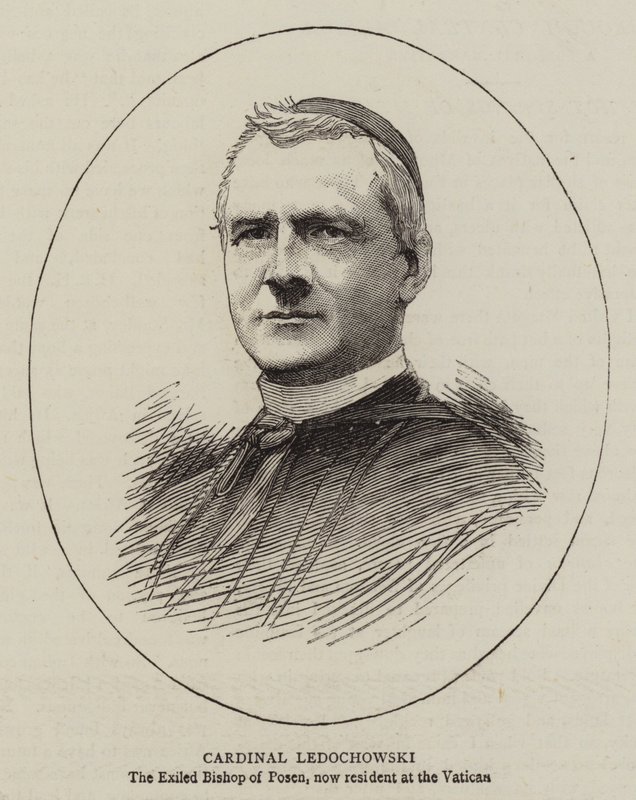 Cardenal Ledochowski (grabado) de English School