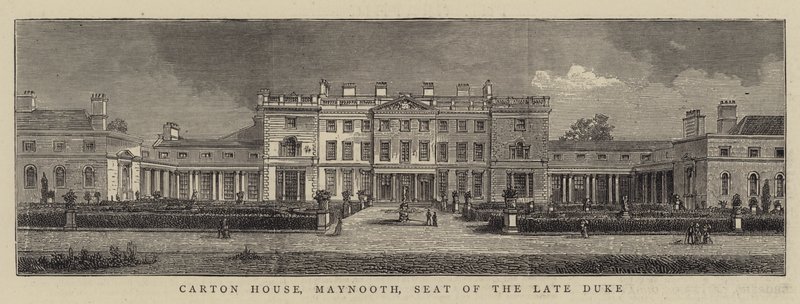 Carton House, Maynooth, residencia del difunto duque de English School