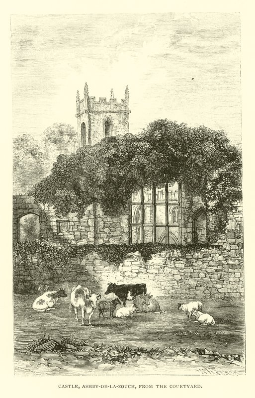 Castillo, Ashby-de-la-Zouch, desde el Patio de English School