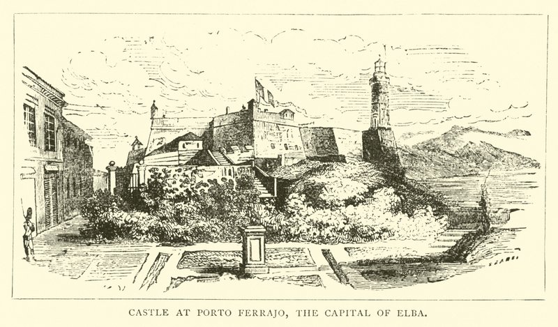Castillo en Porto Ferrajo, la capital de Elba de English School