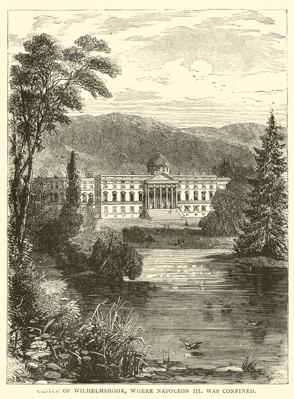 Castillo de Wilhelmshohe, donde fue confinado Napoleón III de English School