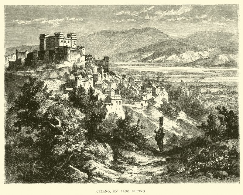 Celano, en el Lago Fucino de English School