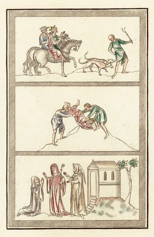 Cenelm, Rey de Mercia, cazando, asesinato del Rey, Abadesa, monja y anacoreta de English School