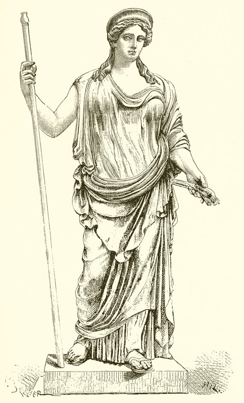 Ceres encontrada en Ostia en 1856 (Museo del Vaticano) de English School