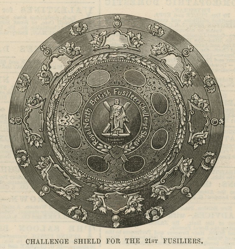 Escudo de Desafío para los 21º Fusileros de English School