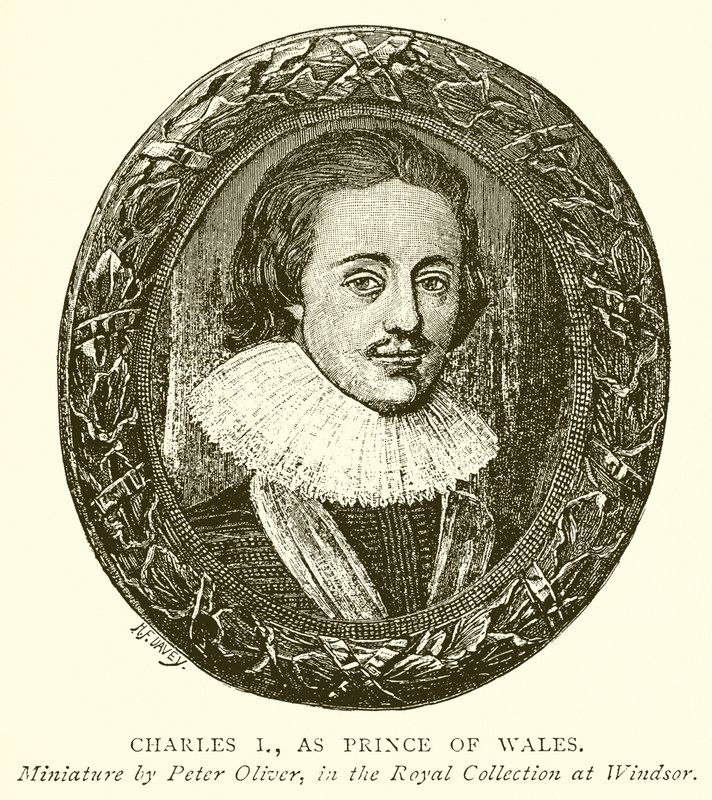 Carlos I, como Príncipe de Gales de English School