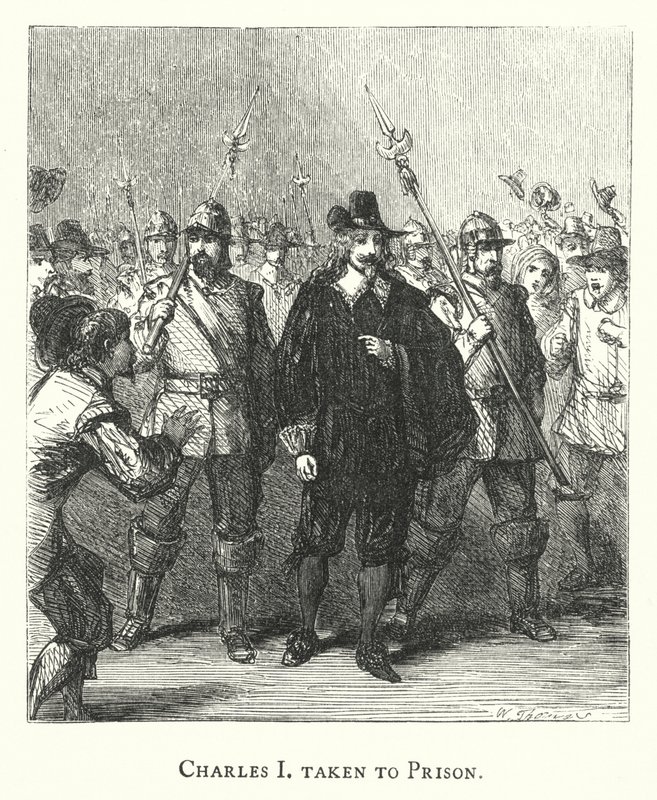 Carlos I llevado a prisión de English School