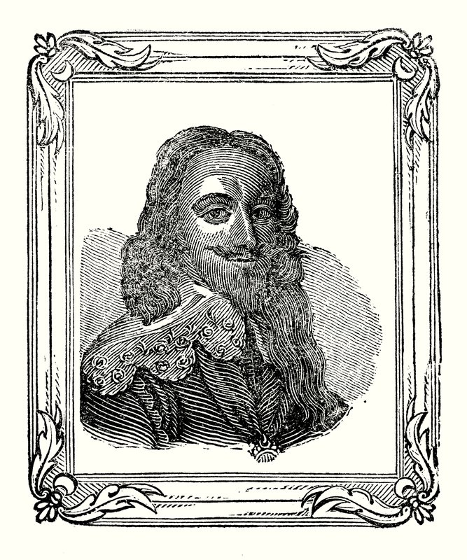 Carlos I nació en 1600, fue coronado en 1625 y fue decapitado en 1649 de English School