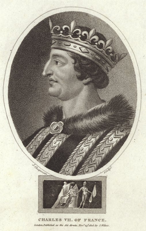 Carlos VII de Francia de English School