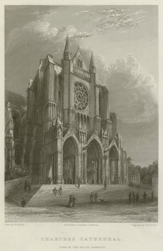 Catedral de Chartres, Vista del Transepto Sur de English School