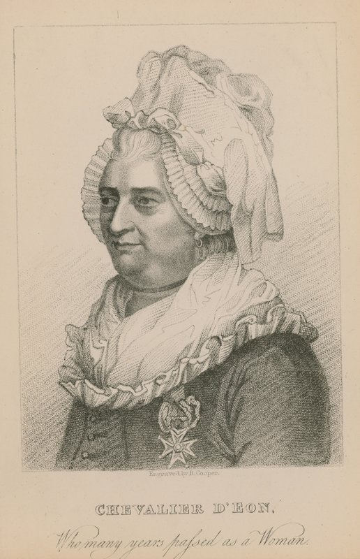 Chevalier DEon, quien pasó muchos años como mujer de English School