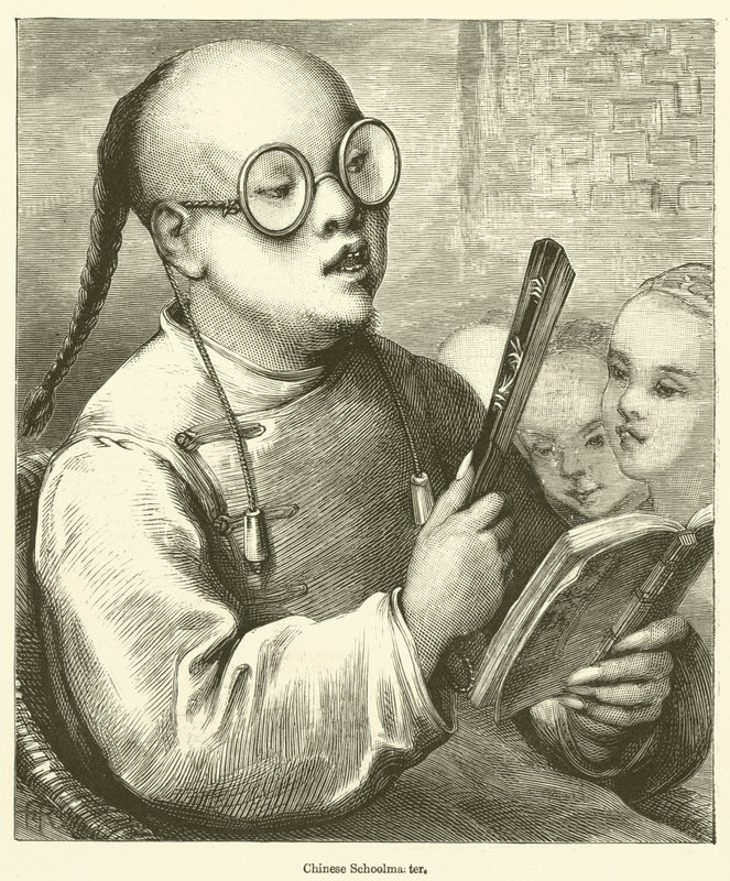 Maestro de escuela chino de English School
