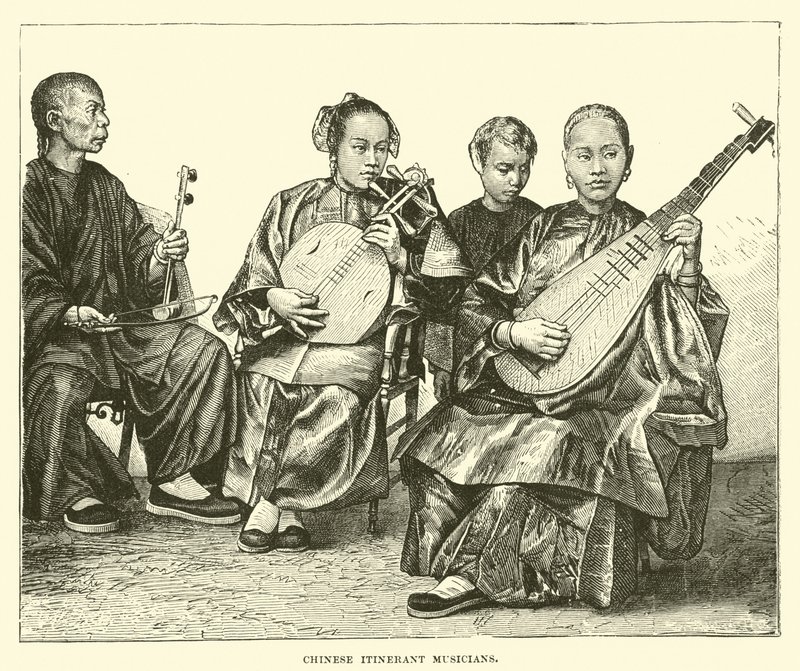 Músicos itinerantes chinos de English School