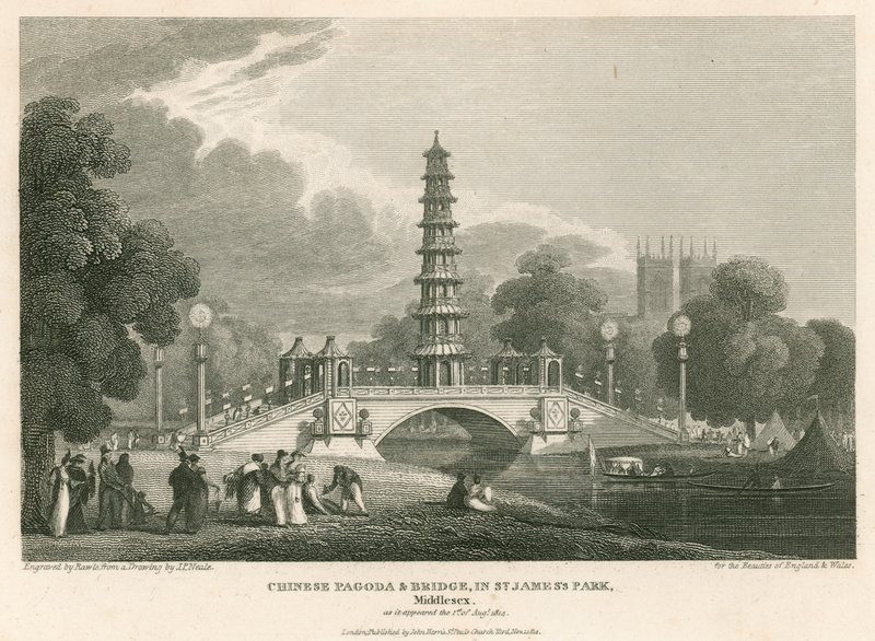 Pagoda china y puente, St James