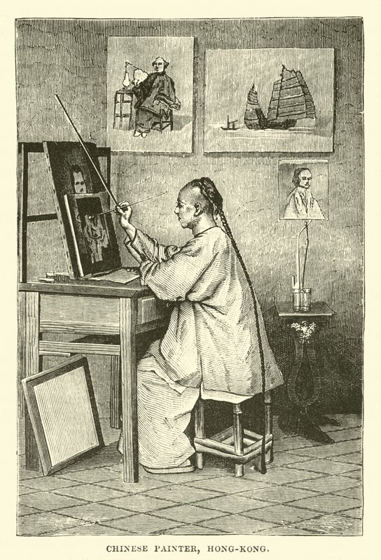 Pintor chino, Hong-Kong de English School