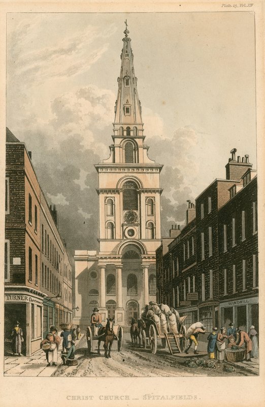 Iglesia de Cristo, Spitalfields, Londres de English School