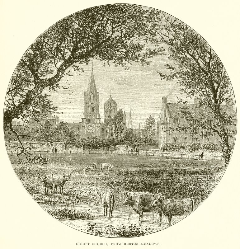 Iglesia de Cristo, desde Merton Meadows de English School
