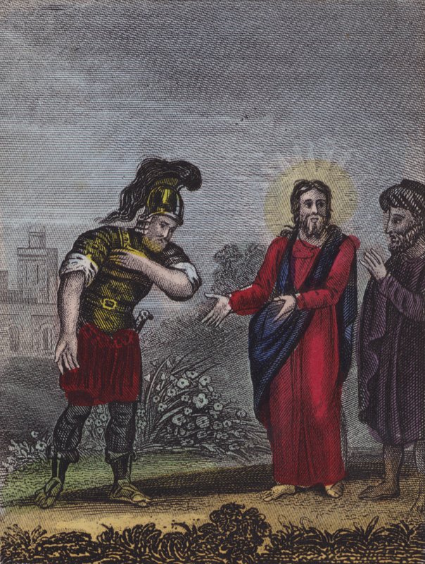 Cristo se dirige a Capernaum... de English School