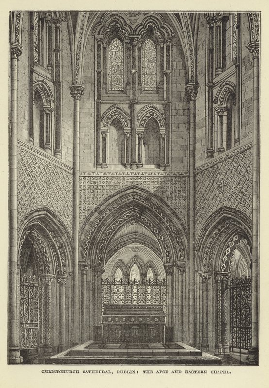Catedral de Christchurch, Dublín, el Ábside y la Capilla Oriental de English School