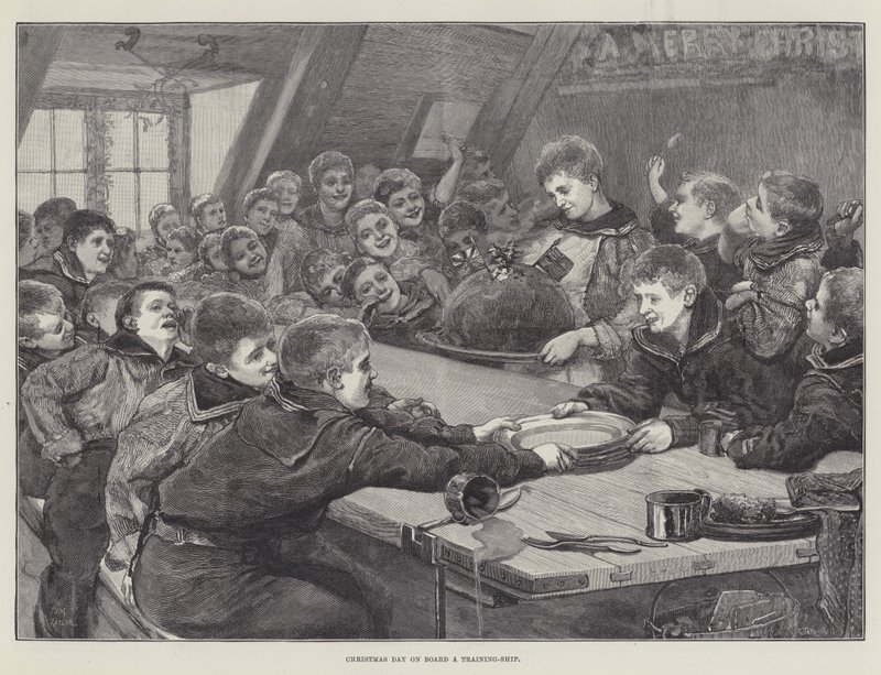 Día de Navidad a Bordo de un Buque Escuela de English School