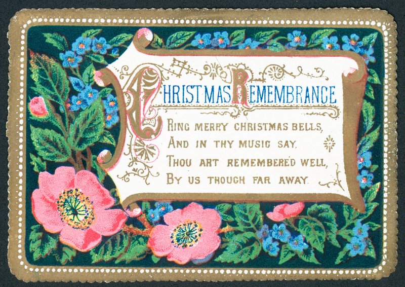 Recuerdo de Navidad, Tarjeta de Navidad de English School