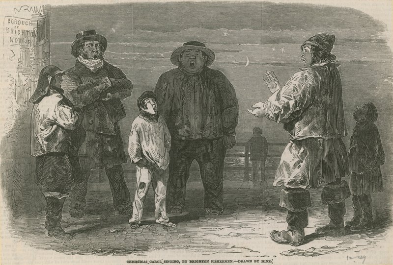 Canto de villancicos de English School