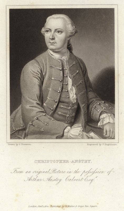Christopher Anstey - Escritor y poeta inglés (1724 - 1805) de English School