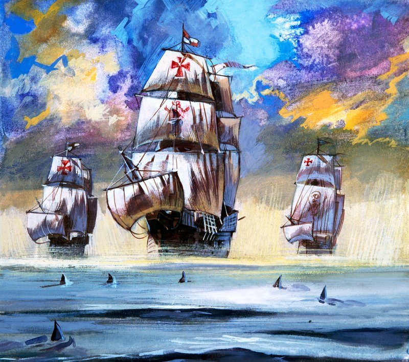 La flota de Cristóbal Colón de English School