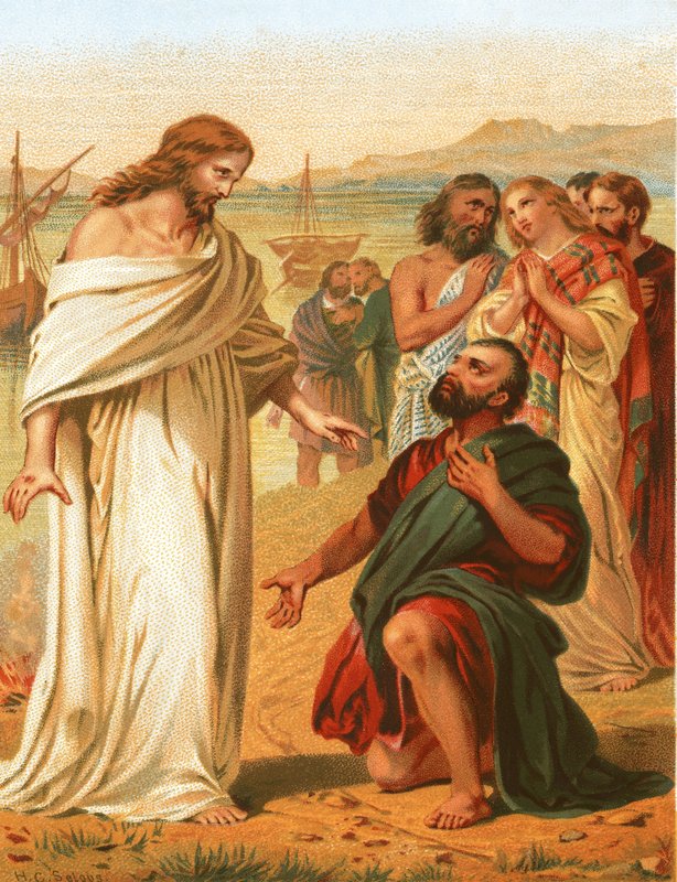 La Comisión de Cristo a Pedro de English School
