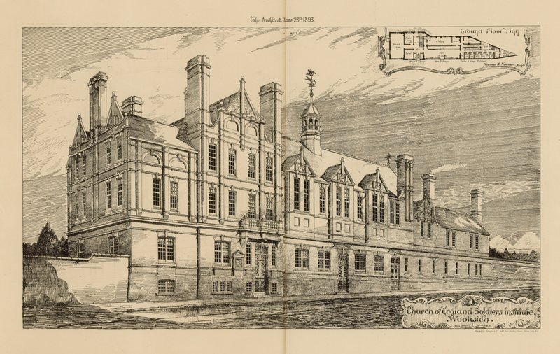 Instituto de Soldados de la Iglesia de Inglaterra en Woolwich de English School