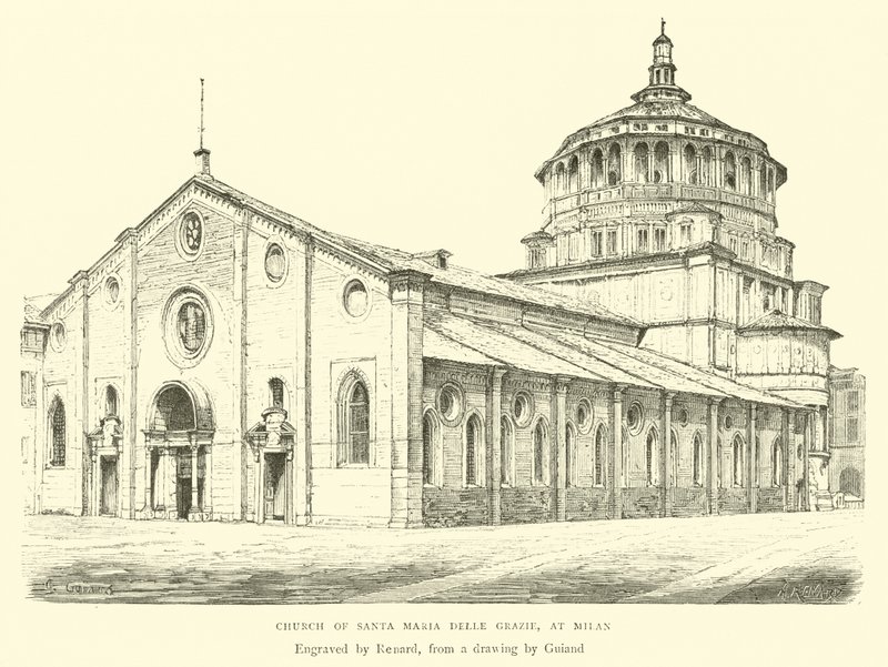 Iglesia de Santa Maria delle Grazie, en Milán de English School